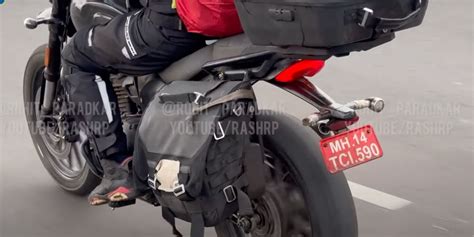 Bajaj Triumph Scram Spied Undisguised Revealing All Info