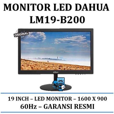 Jual Monitor Led Dahua Lm B Garansi Resmi Shopee Indonesia