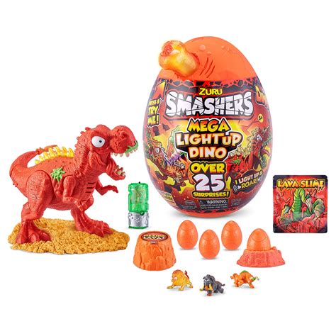 Buy Smashers Mega Light Up Dino T Rex Series 4 By Zuru Collectible