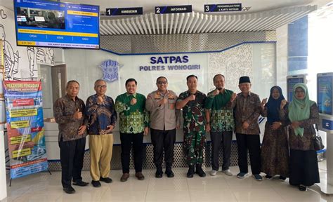 Panitia Muktamar Muhammadiyah Aisyiyah Ke 48 Gelar Audiensi Dengan Kapolres Sragen Dan Wonogiri