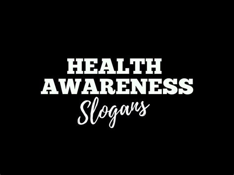 860 Health Awareness Slogans To Spread The Message Mental Health