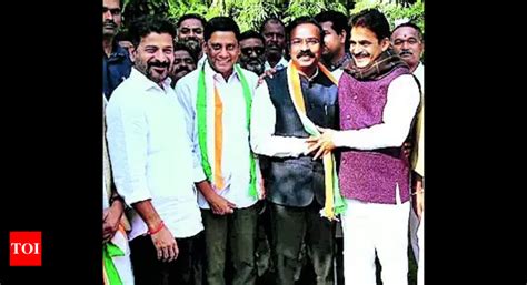 Brs Mp Joins Congress Leaders Say More In Line Hyderabad News