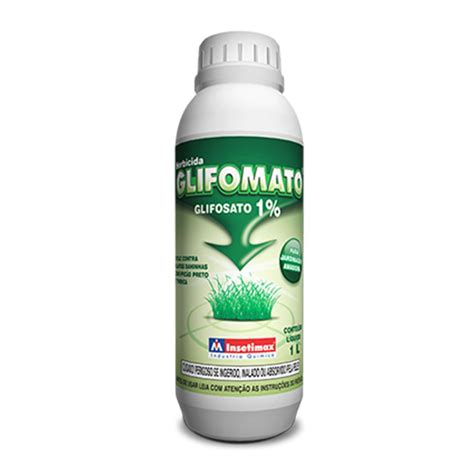 Herbicida Glifomato Insetimax 1L Controle Eficiente De Plantas Daninhas