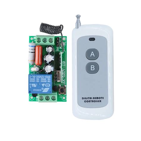 Ak V Ac V Ch A Wireless Remote Control Light Switch Relay