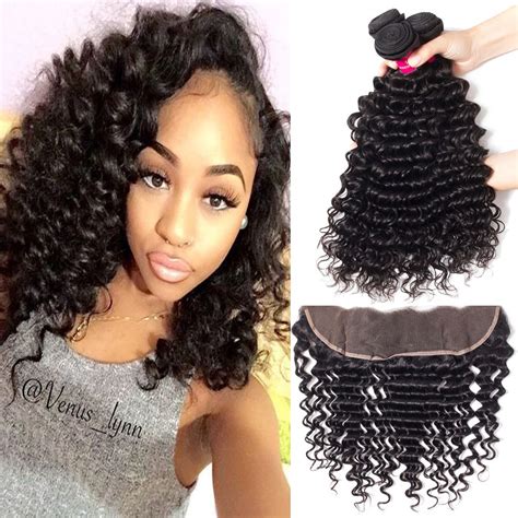 Brazilian Hair Virgin Human Hair Bundles With Closure X Lace