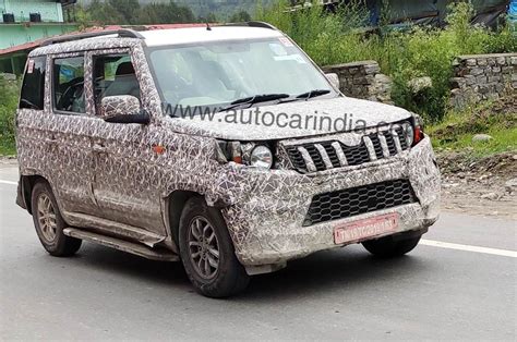 2020 Mahindra TUV300 Plus Facelift Spotted On Test Yet Again