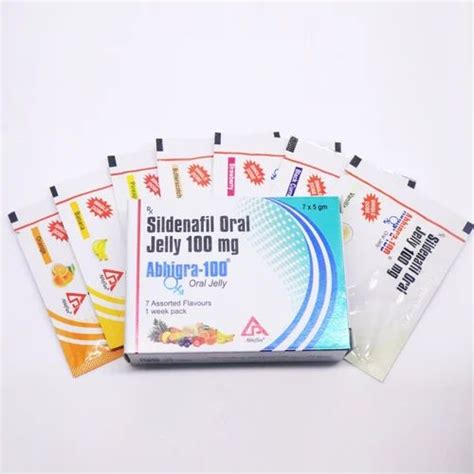 Abhigra 100mg Sildenafil Oral Jelly At Rs 60 Pack In New Delhi Id 2852798619755