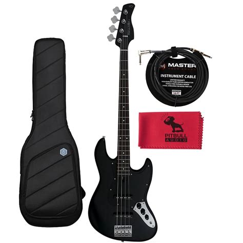 Sire Marcus Miller V3p 4 String Bass Black Satin W Gig Bag Reverb