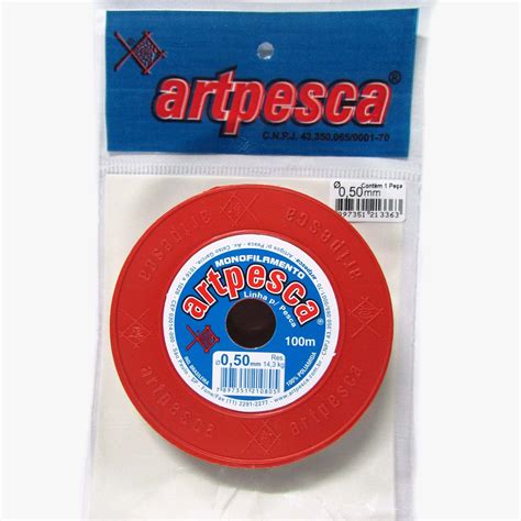 Linha Artpesca 0 50mm Branca 100m Artpesca Artigos Para Pesca