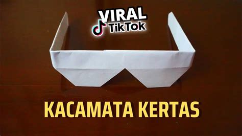 Cara Membuat Kacamata Dari Kertas Mudah Dan Simple Dalam Menit