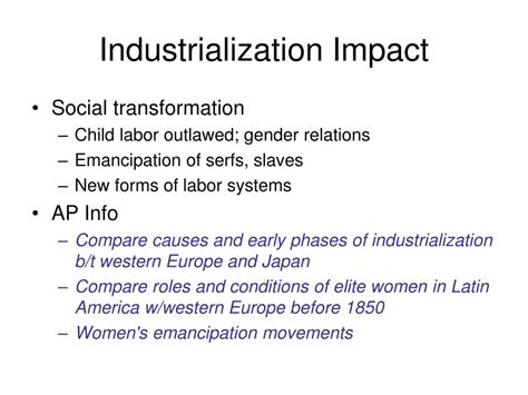 PPT Unit 5 Global Interaction And Industrialization PowerPoint