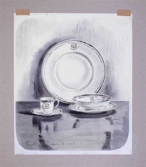 Illustration For Franklin Roosevelt At Hyde Park Lenox China All