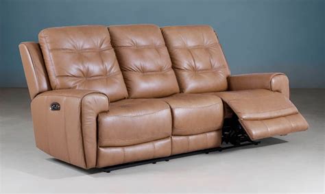 Leather Power Reclining Sofa | Cabinets Matttroy