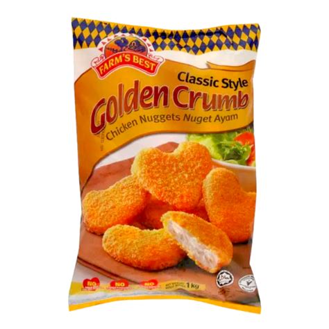 Farms Best Classic Style Golden Crumb Chicken Nuggets 1kg Shopifull