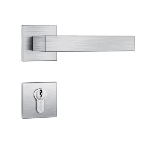 Fechadura Fortinox Aisi Mm Roseta Quadrada Externa Inox