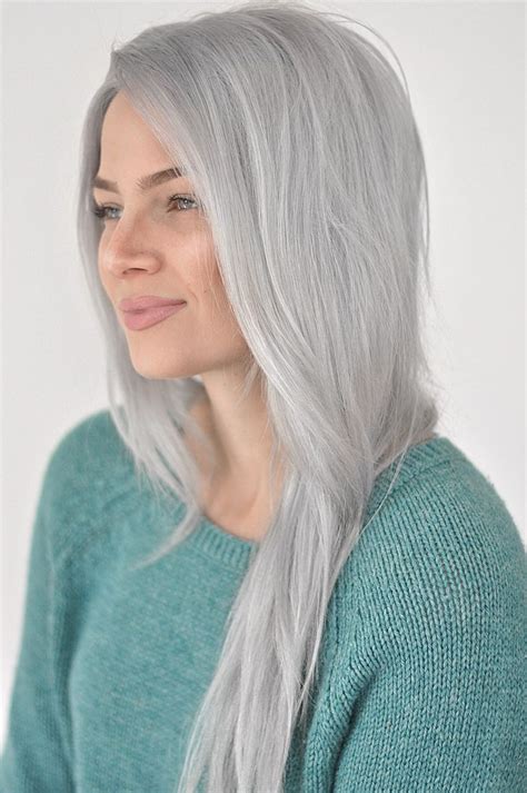 Overtone Pastel Silver Review And Tutorial Mayalamode Long Gray Hair Silver Grey Hair