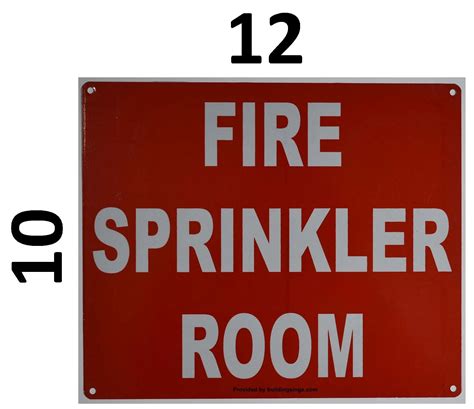 Hpd Signs Fire Sprinkler Room Sign Aluminum Hpd Signs For Nyc Hpd