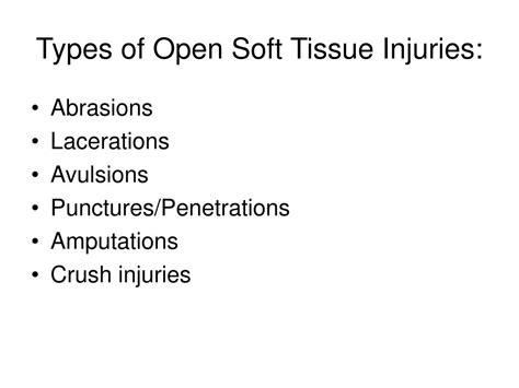 Ppt Soft Tissue Injuries Powerpoint Presentation Free Download Id