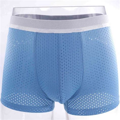 Customized Polyester Mesh Air Permeable Men′s Underwear China Cooling Trunks And Odm Oem Men′s