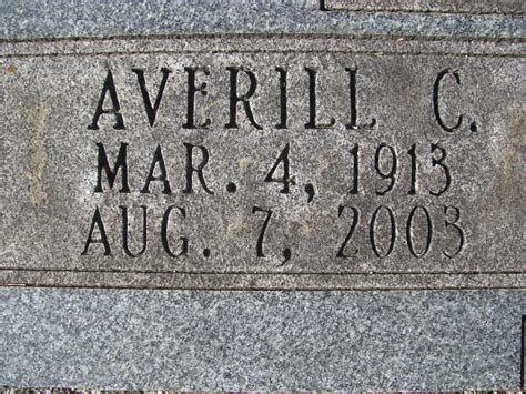 Averill Pearl Catherine Stahl Neauman M Morial Find A Grave