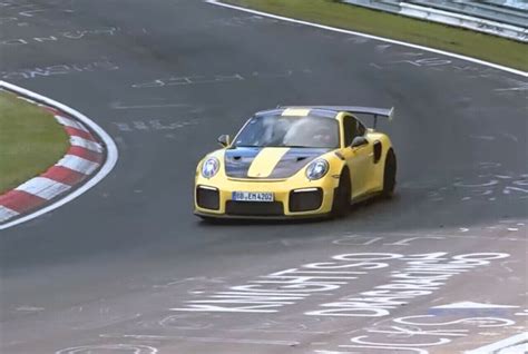 Porsche 911 GT2 RS Rekordversuch auf der Nürburgring Nordschleife