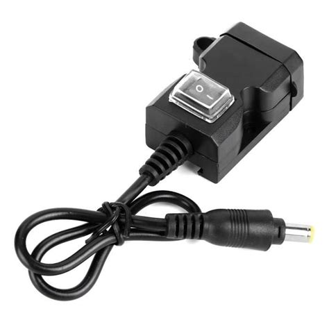 Garosa Chargeur Rapide Automatique 12V 24V Moto Guidon Chargeur Rapide