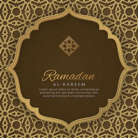 Ramadan kareem árabe islámico elegante fondo ornamental de lujo dorado