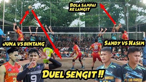 Duel Sengit Sandy Akbar Arjuna Di Buat Panas Oleh Bintang Saputra