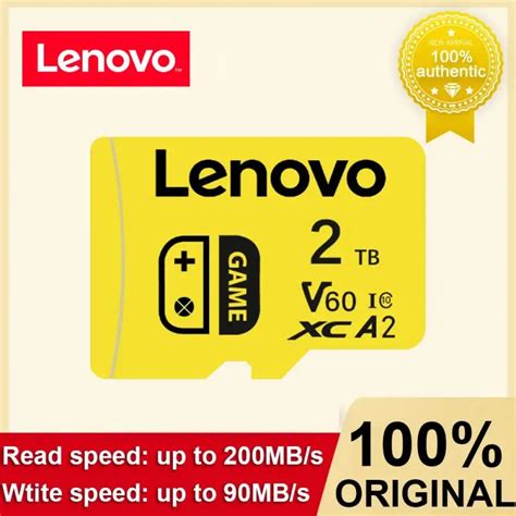 Lenovo Cart O De Mem Ria De Alta Velocidade Cart O Micro Tf Cart O Sd