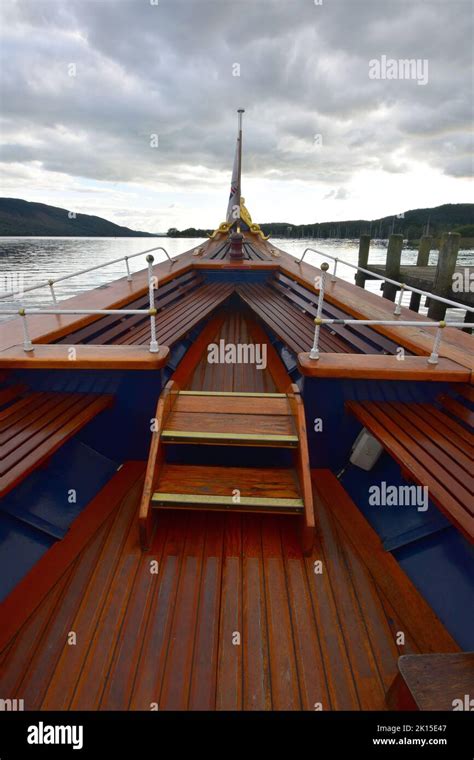 Steam Yacht Gondola Coniston Lake District Stock Photo - Alamy