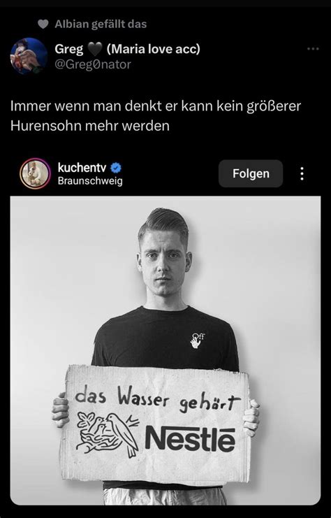 KuchenTV on Twitter Du scheibenputzer poste nicht über mich wenn du