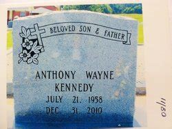 Anthony Wayne Tony Kennedy 1958 2010 Find A Grave Memorial