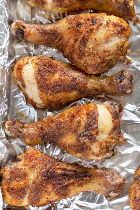 Crispy Baked Chicken Legs Recipe Cart