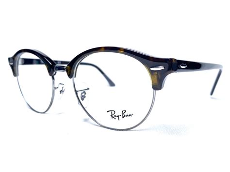 Authentic Ray Ban Clubround Rx 4246v 2012 Dark Havana Plastic Eyeglasses 49mm For Sale Online Ebay