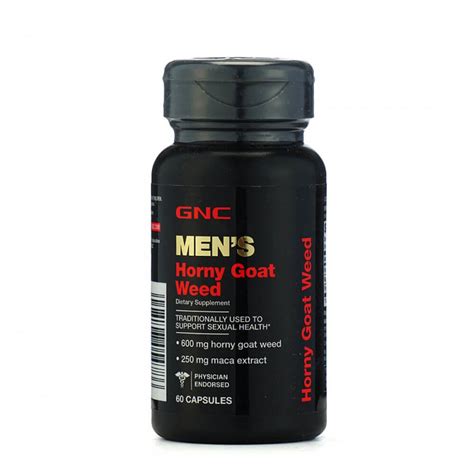 GNC Mens Horny Goat Weed 60 Capsules NUTRABAY