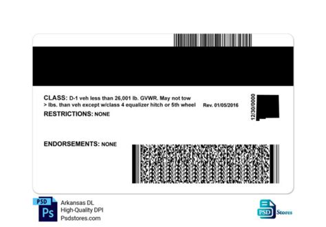 New Mexico Driver License Template Psd Stores