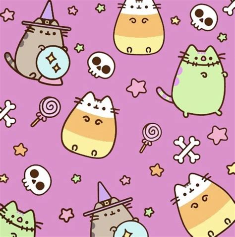 Pusheen Halloween Wallpapers - Top Free Pusheen Halloween Backgrounds - WallpaperAccess