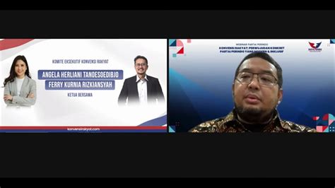 Foto Webinar Partai Perindo Konvensi Rakyat