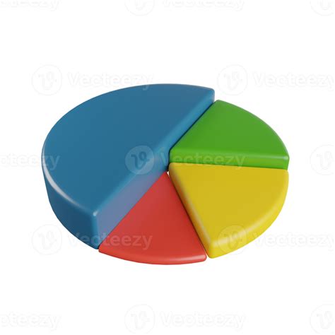 Pie Chart 3d Illustration 9418654 Png