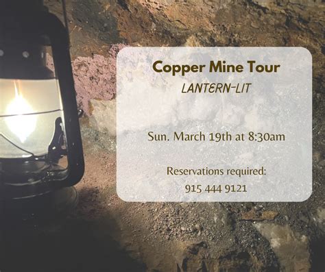 Copper Mine Tour Lantern Lit At Franklin Mountains State Park Epstuff