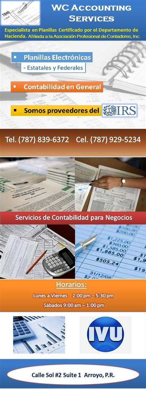 Wc Accounting Services Arroyo Puerto Rico Oficina De Contabilidad