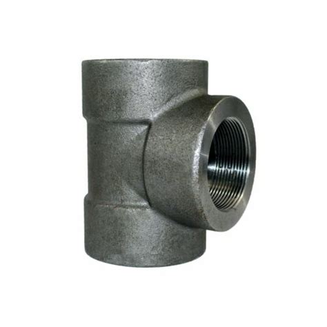 1 Class 3000 3M Threaded NPT Tee Forged Steel A105 Pipe Fitting