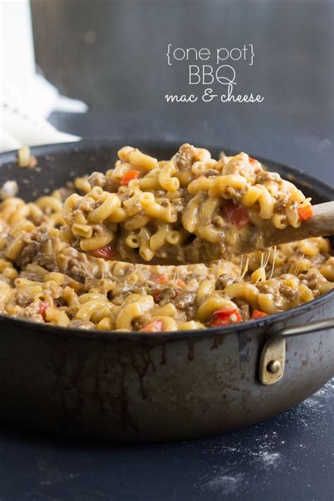 A One Pot Meal Cheesy Bbq Pasta Under 30 Minute Meal Chelseas Messy Apron Cheesy Pasta