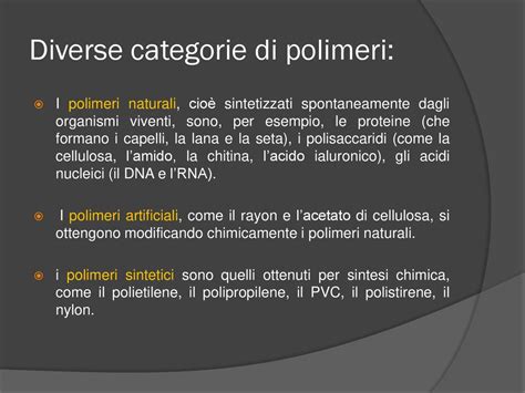 Chimica Organica I Polimeri Ppt Scaricare