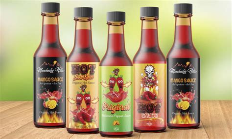 Make Creative Unique Hot Sauce Label Spice Product Label Design By Sh Shehab123 Fiverr