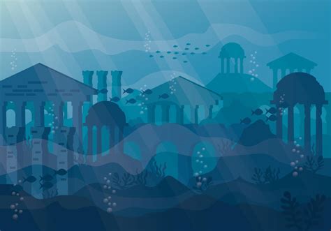 City of Atlantis Illustration | Atlantis, Illustration, Underwater city