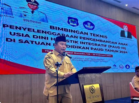 Disdik Bolsel Gelar Bimtek Penyelengaraan Paud Hi Tahun Kilasbmr