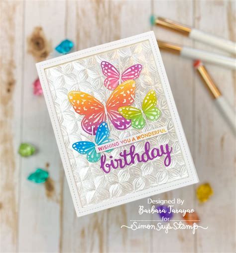 Simon Says Stamp Wednesday Challenge Card Created By Barbara Tarayao