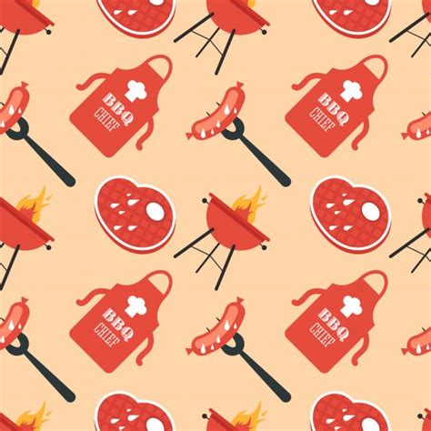 378 Bbq Seamless Pattern Vector Images Depositphotos