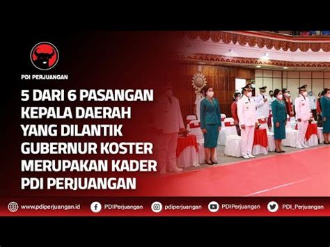 5 Dari 6 Pasangan Kepala Daerah Yang Dilantik Gubernur Koster Merupakan